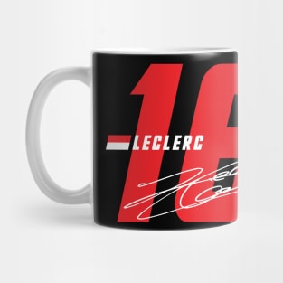 Charles Leclerc 16 Signature Number Mug